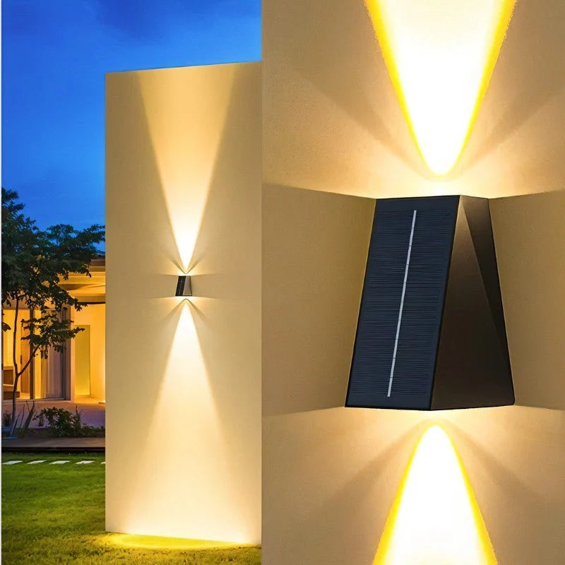 Modern Solar-Powered Wall Lamp