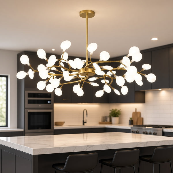 Firefly Sputnik LED Chandelier - Acrylic