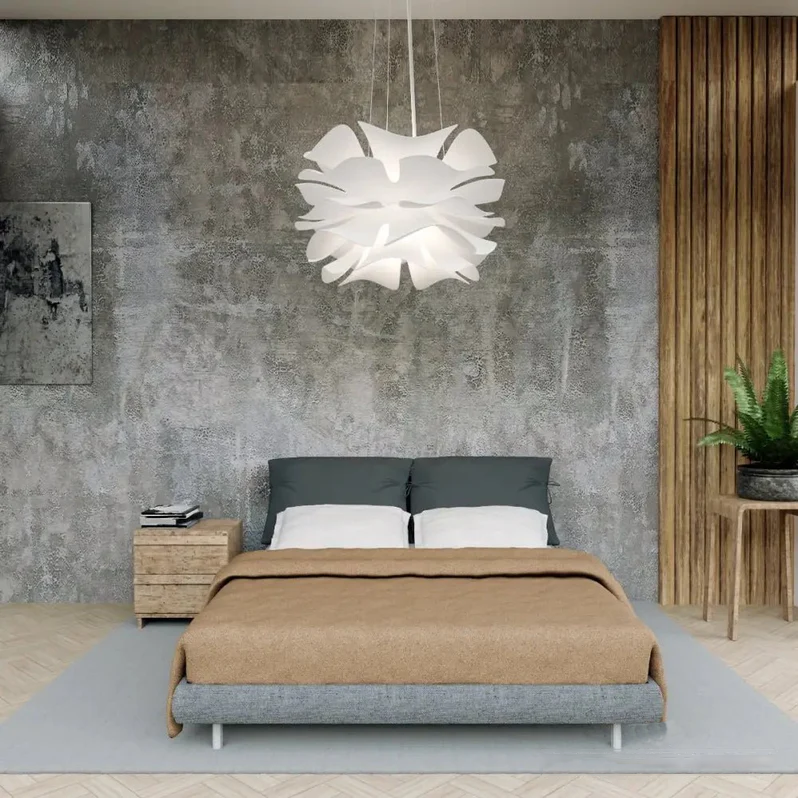BloomLight Elegance Pendant in a bedroom