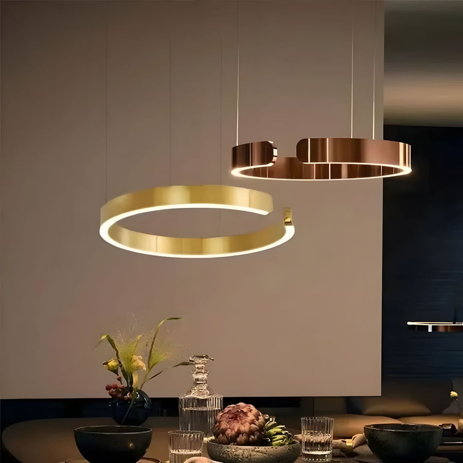 Floating LED Ring Chandelier