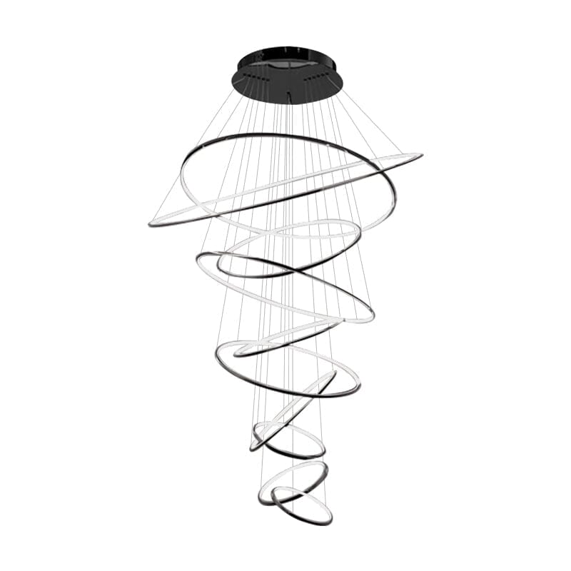 Floating LED Rings Chandelier - view 23
