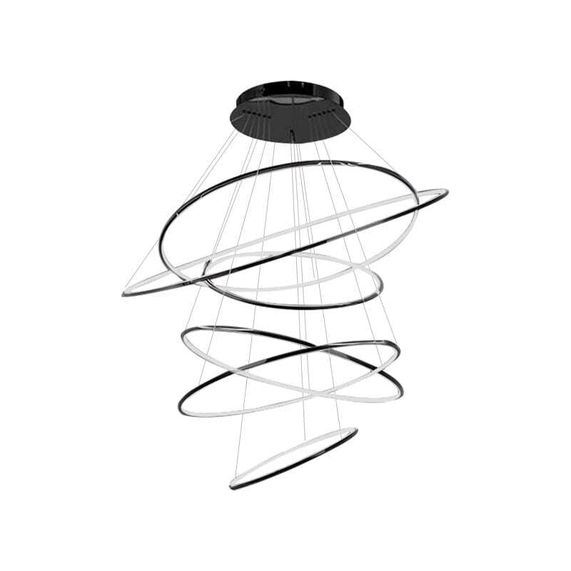 Floating LED Rings Chandelier - view 26
