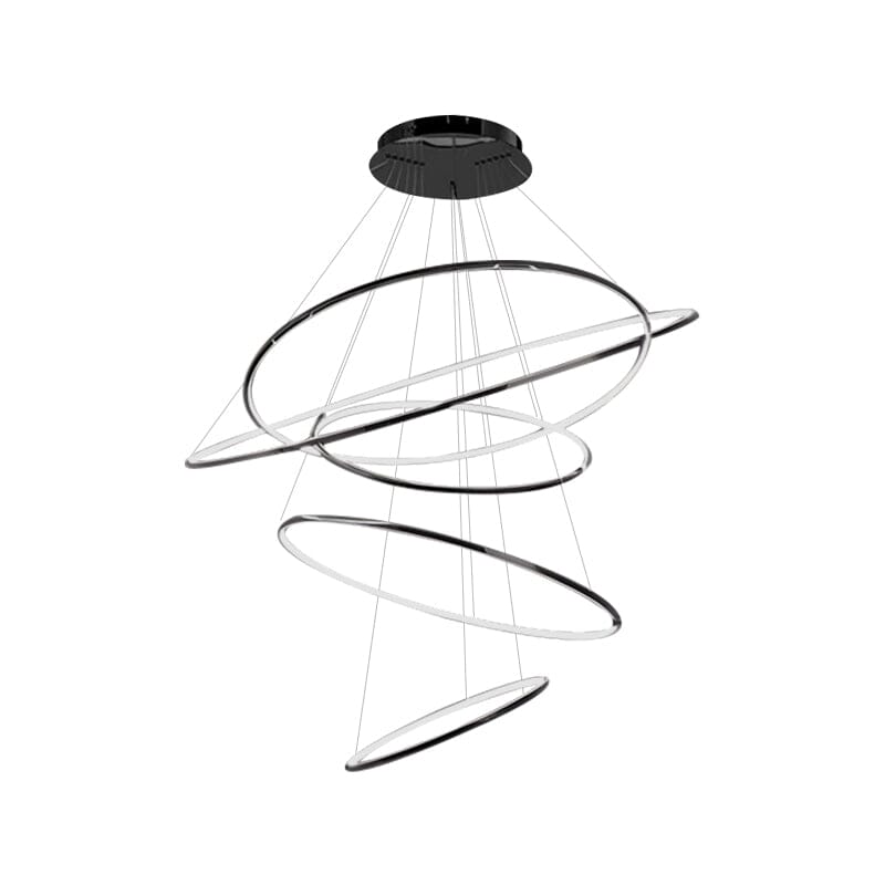 Floating LED Rings Chandelier - view 27