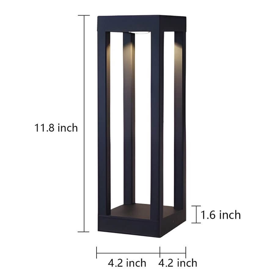 Four-Beam LED Garden Bollard Light - view 10