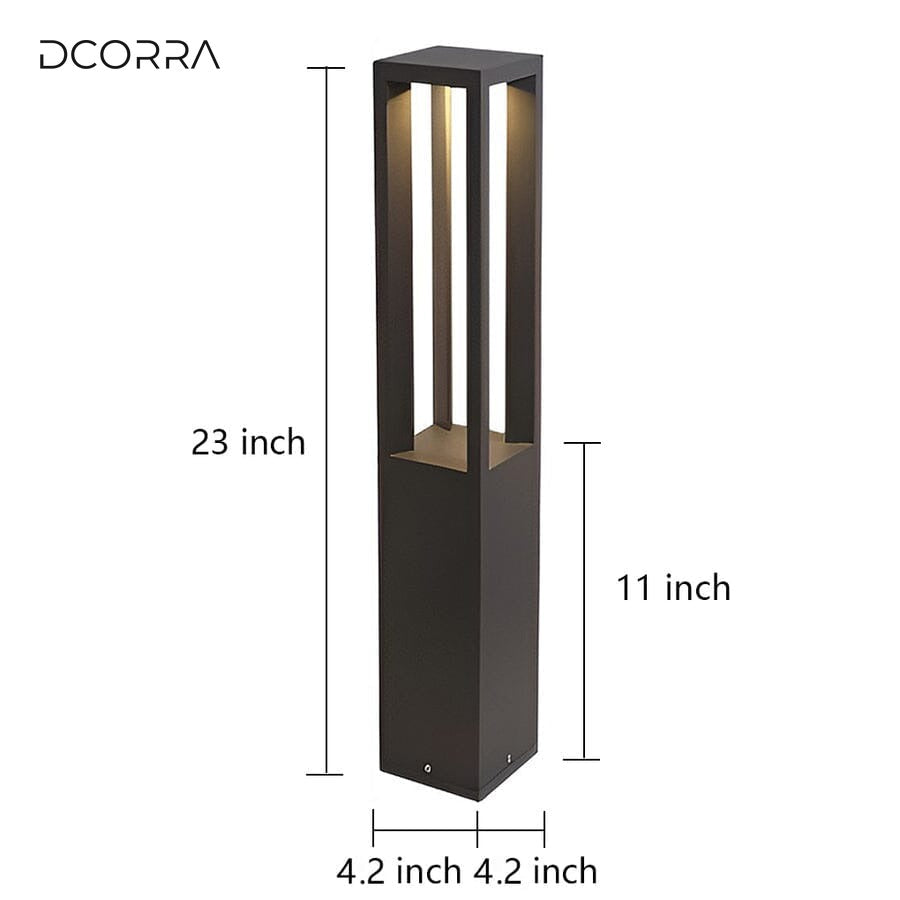 Four-Beam LED Garden Bollard Light - view 12