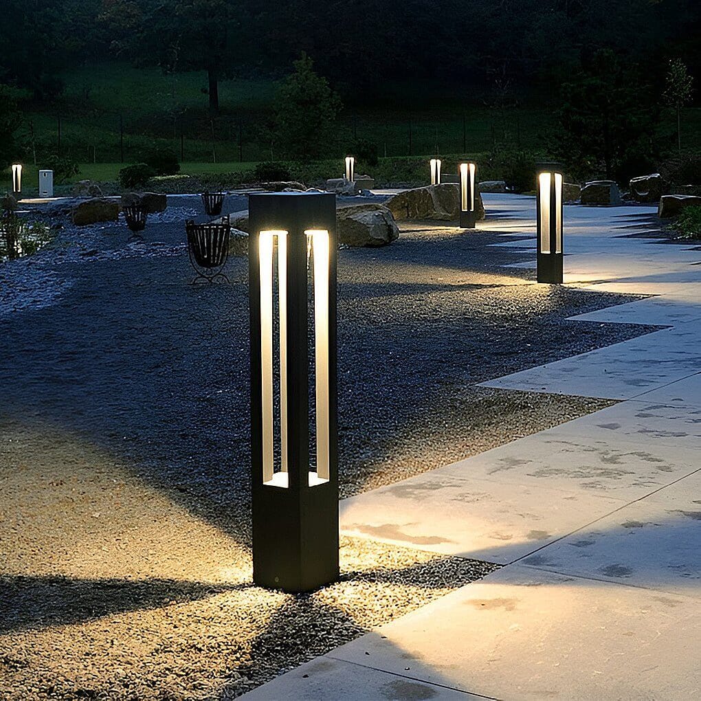 Four-Beam LED Garden Bollard Light - view 4