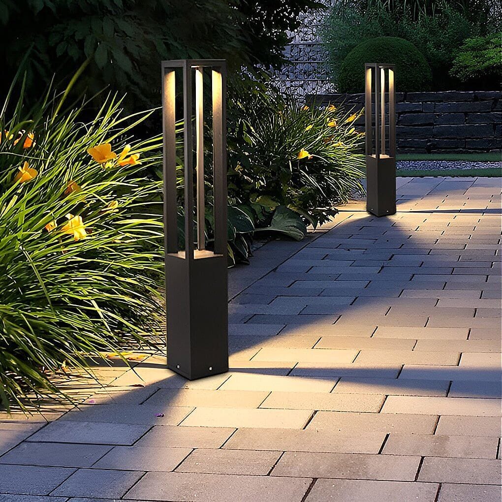 Four-Beam LED Garden Bollard Light - view 5