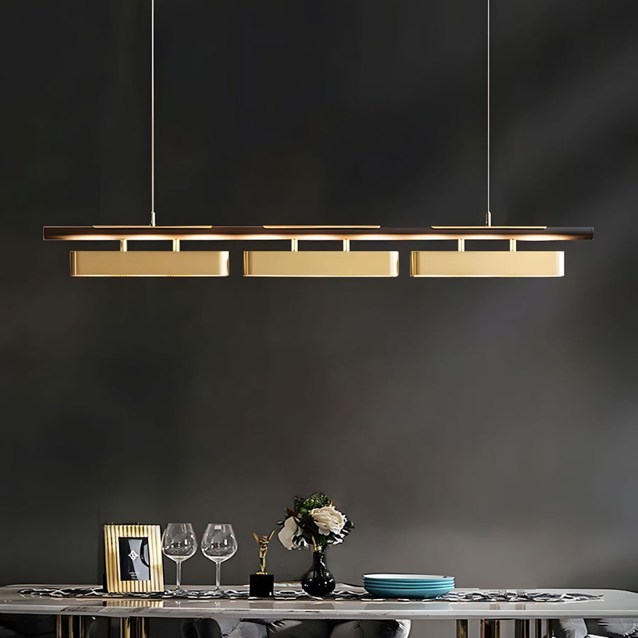 Frosted Acrylic Arc LED Chandelier