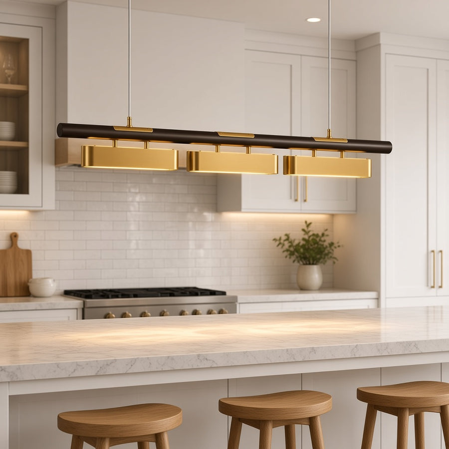 Frosted Acrylic Arc LED Chandelier