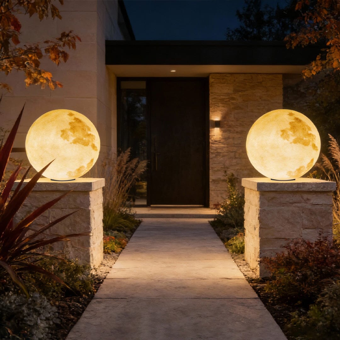 Full Moon Globe Pillar Light - view 11