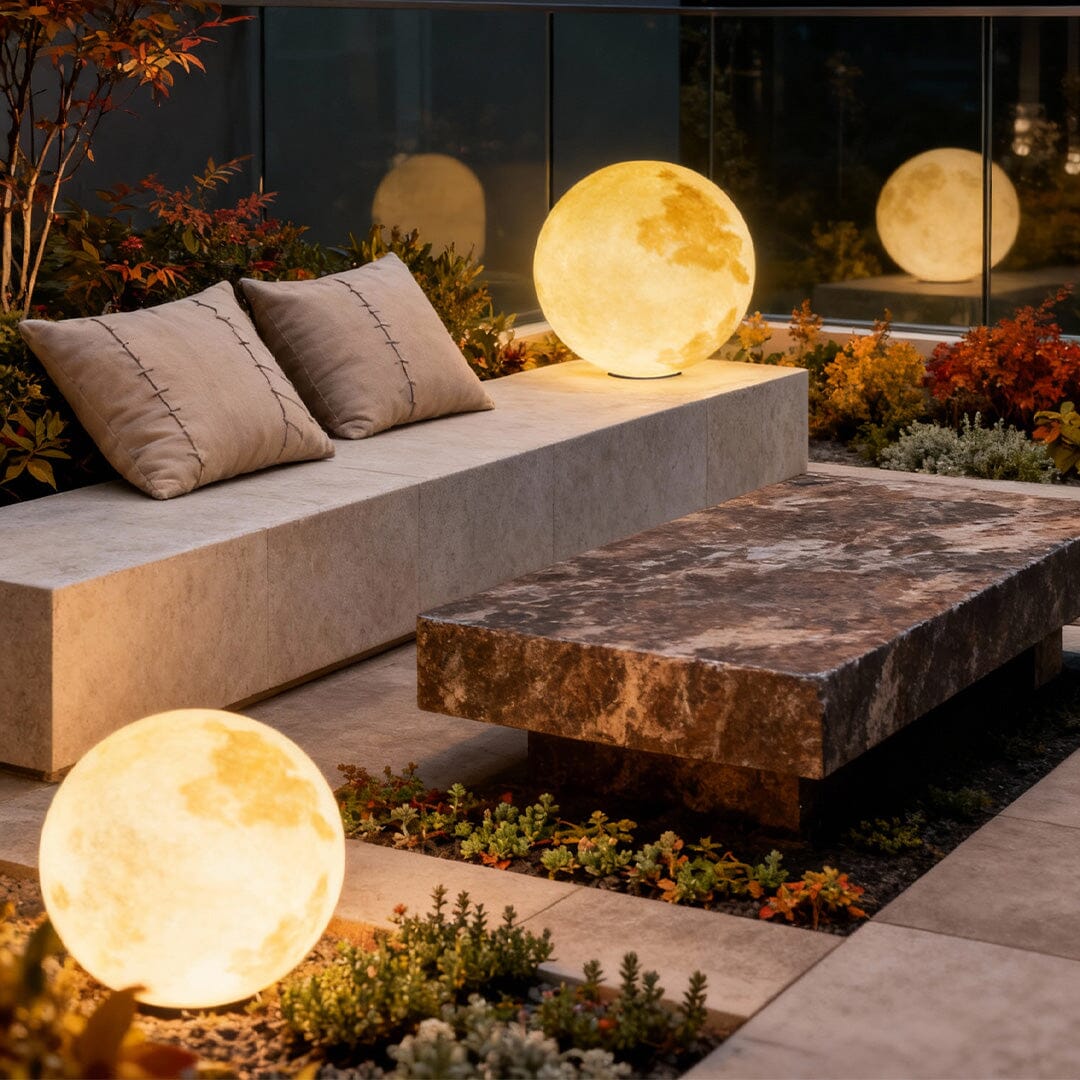 Full Moon Globe Pillar Light - view 9