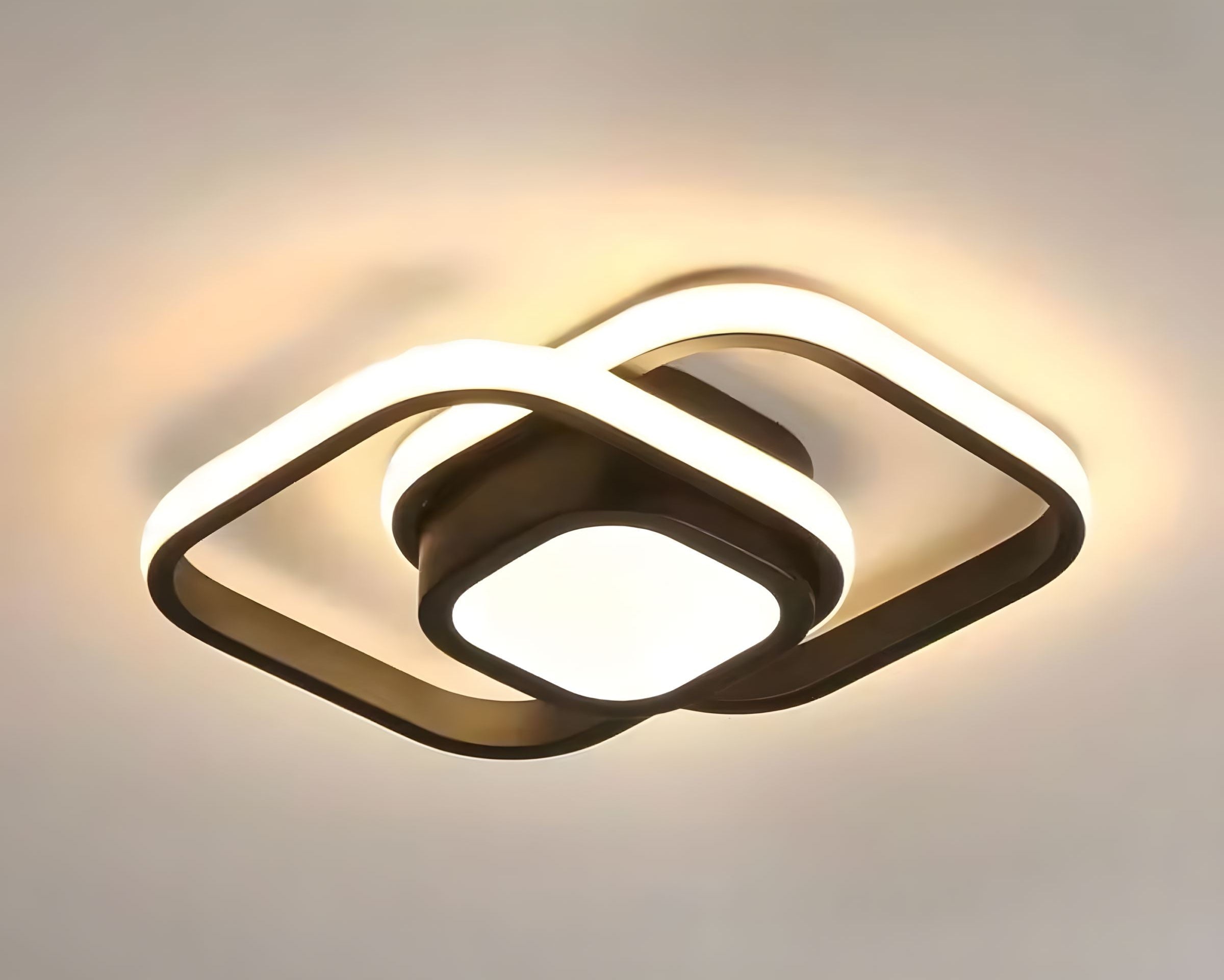 Geometric LED Ceiling Light - Style D