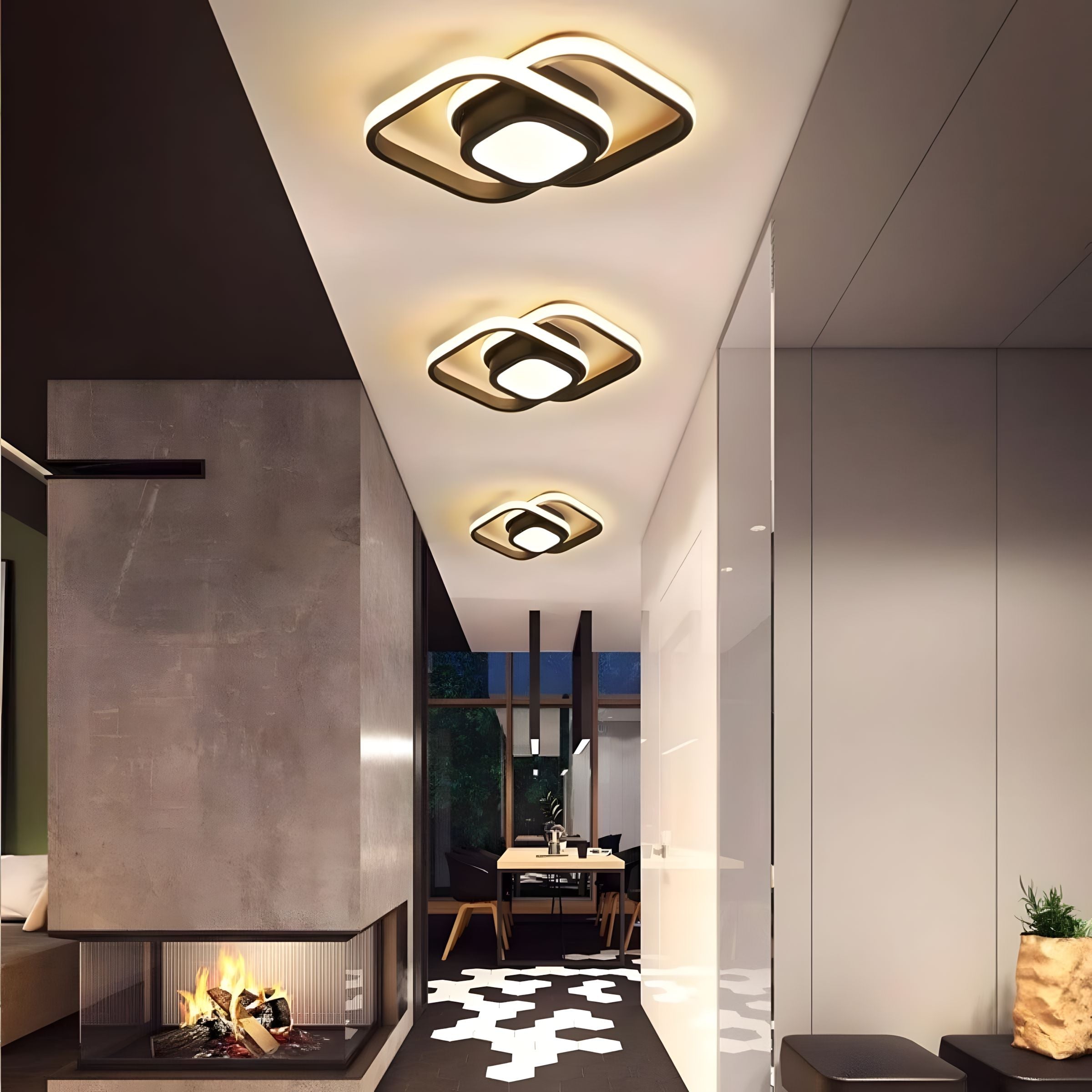Geometric LED Ceiling Light - view 10