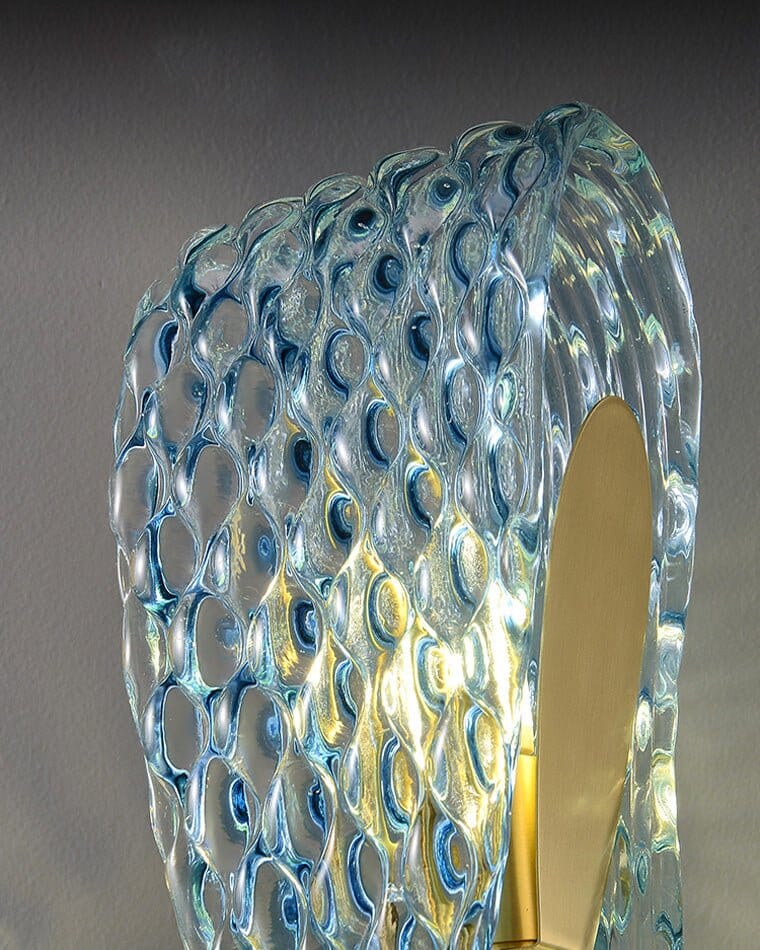 Glass Leaf Wall Light - view 10