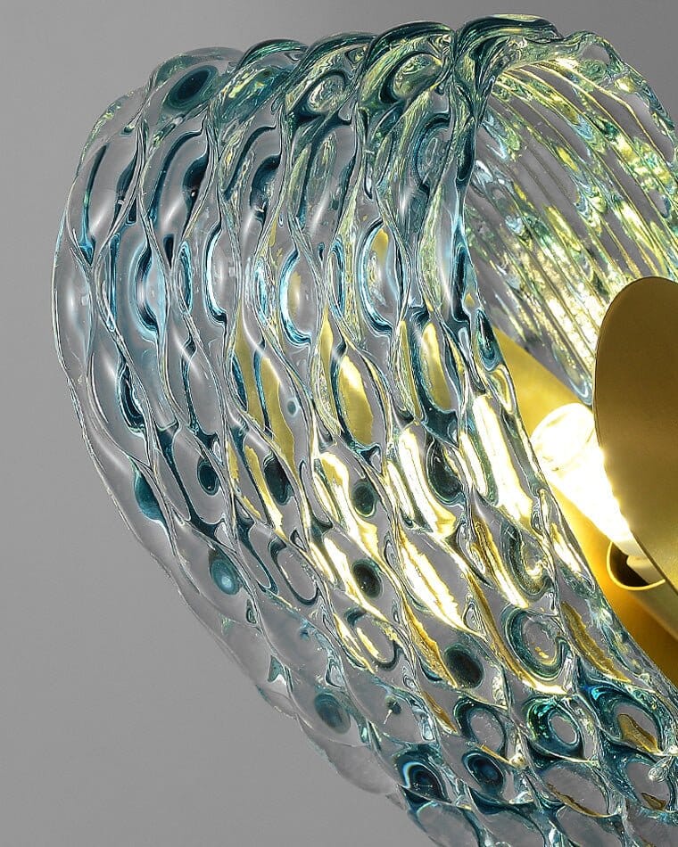 Glass Leaf Wall Light - view 13