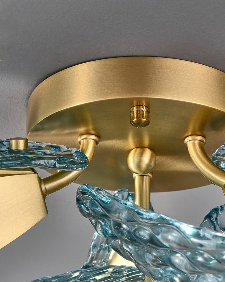 Glass Leaf Wall Light - view 17