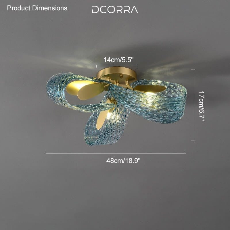 Glass Leaf Wall Light - view 23