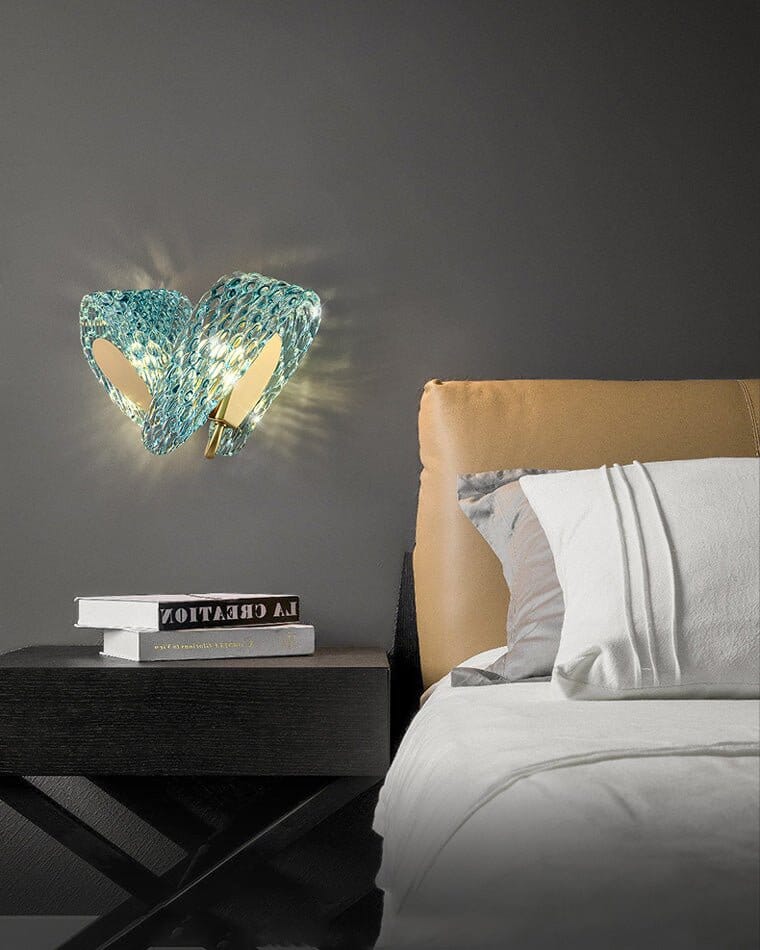 Glass Leaf Wall Light - view 5
