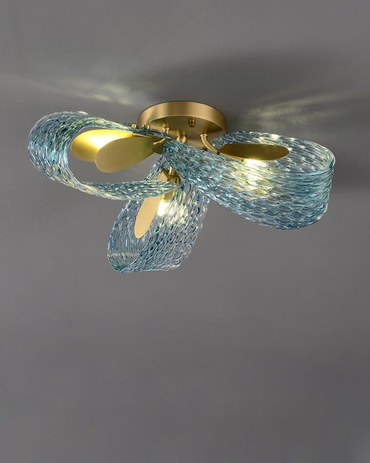 Glass Leaf Wall Light - view 8
