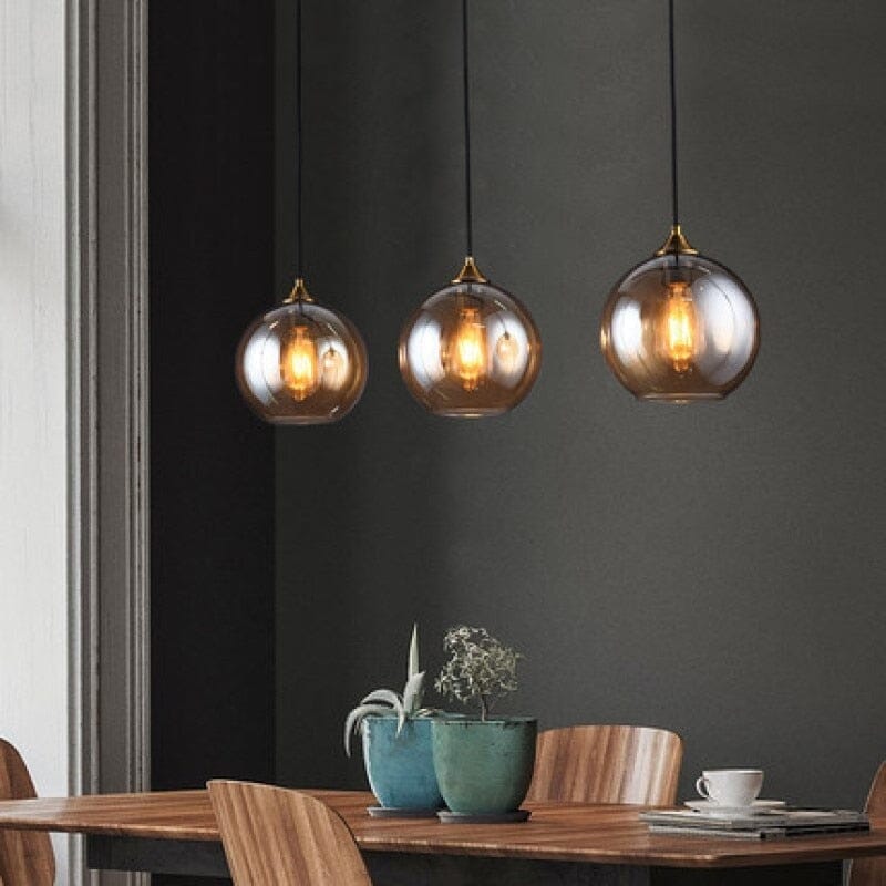 Globe Glass Pendant Light - view 3