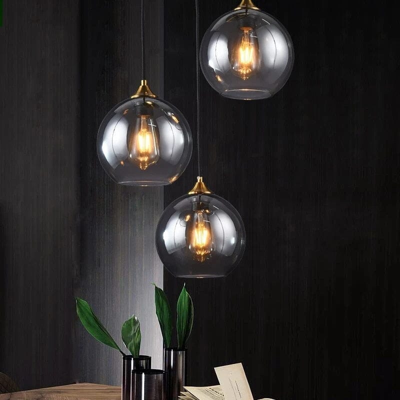 Globe Glass Pendant Light - view 4