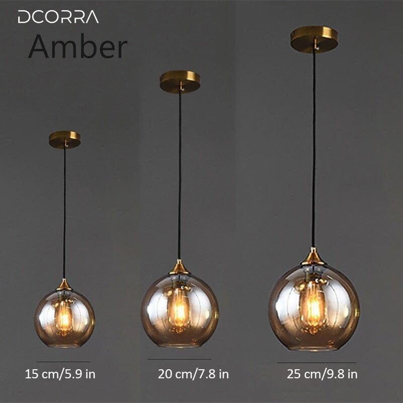 Globe Glass Pendant Light - view 7
