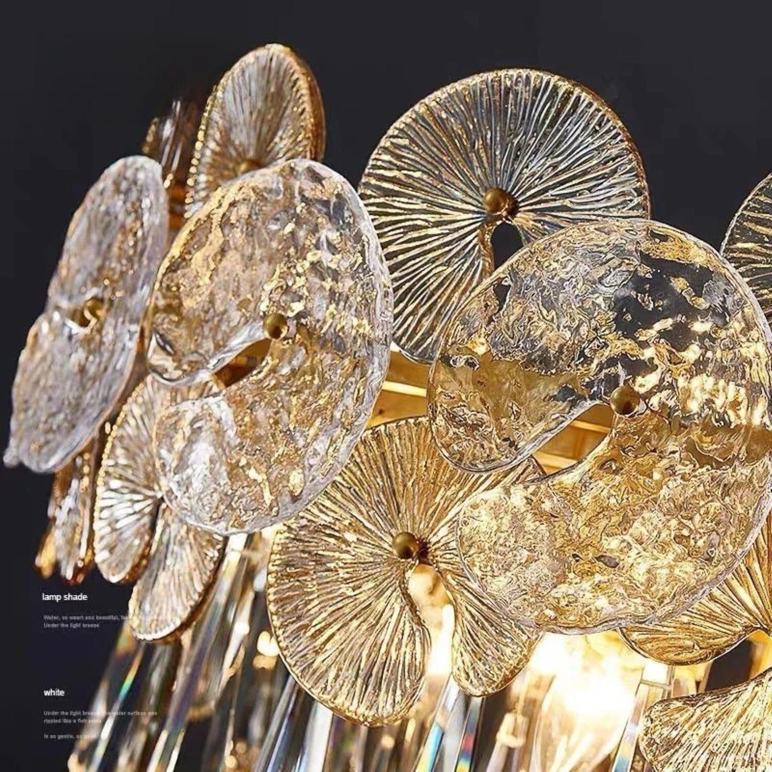 Gold Glass Globe Chandelier - Chain or Rod - view 14