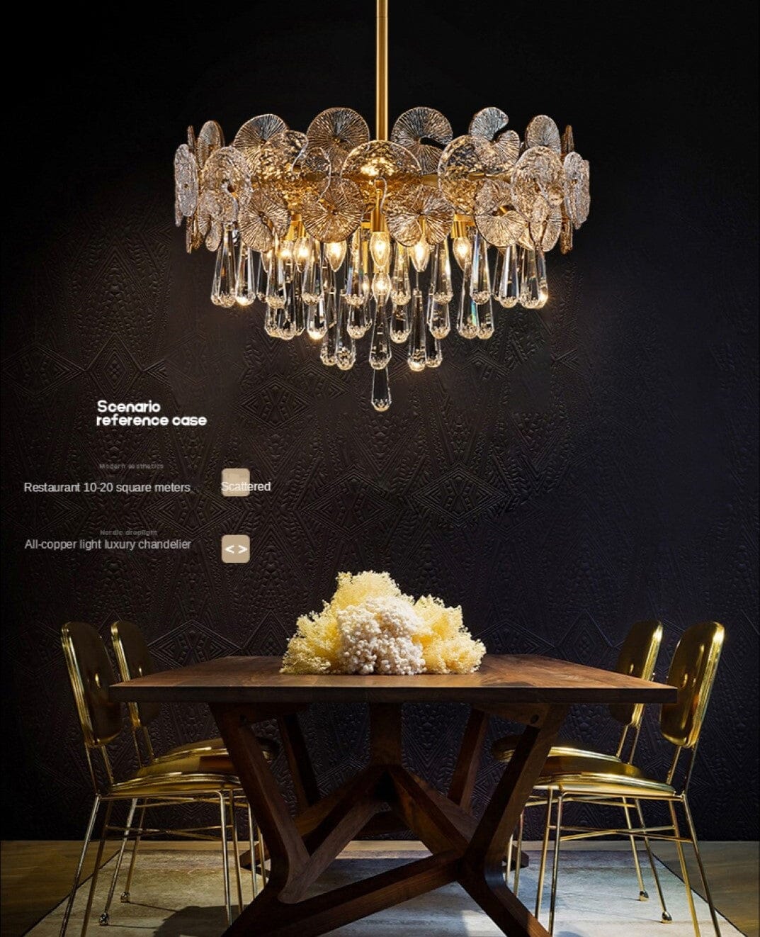 Gold Glass Globe Chandelier - Chain or Rod - view 8