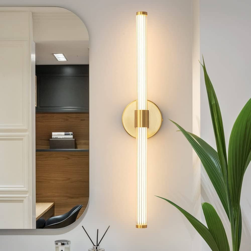 Gold Linear LED Wall Light - variant