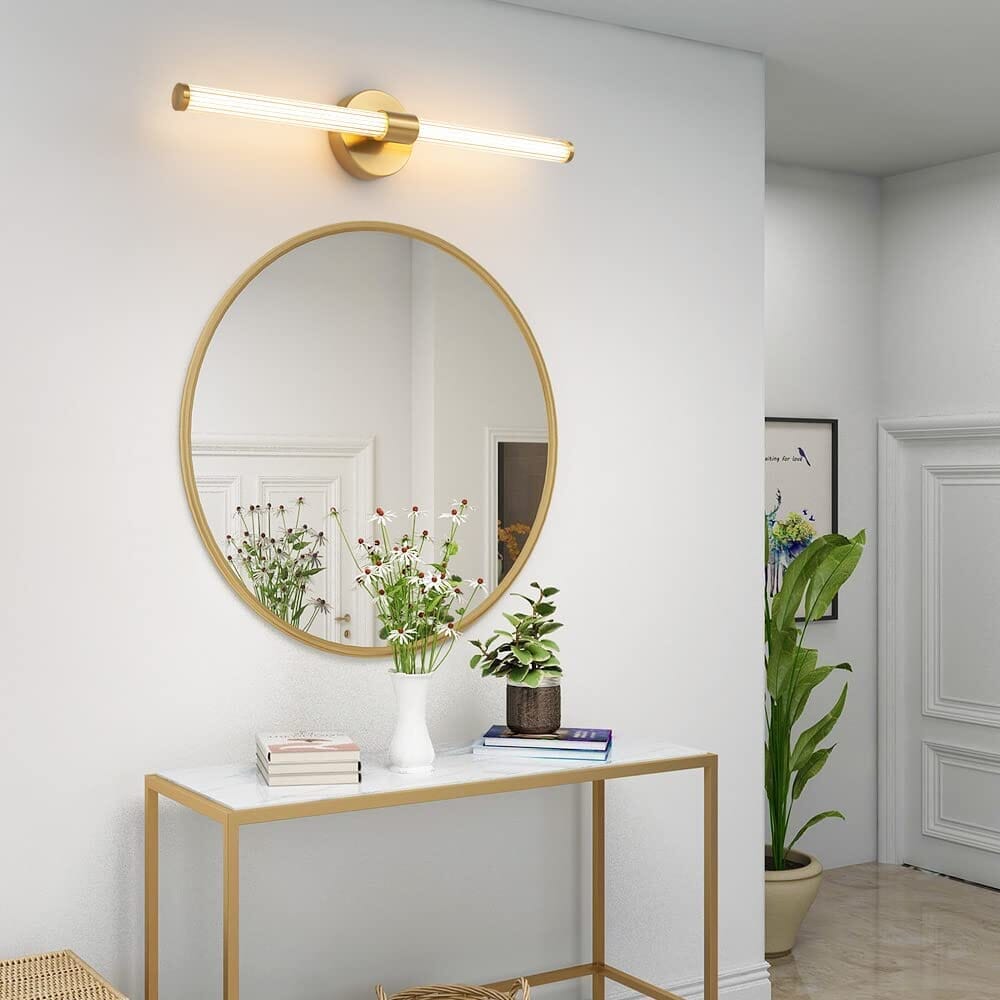 Gold Linear LED Wall Light - view 8