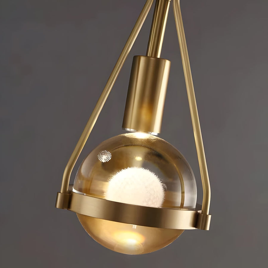 Gold Nordic Dandelion Pendant Light