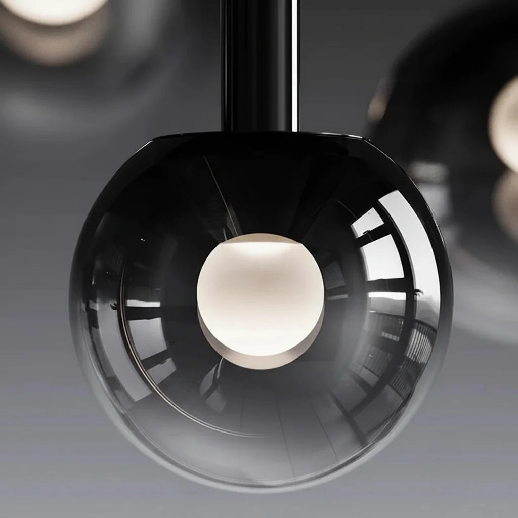 Gradient Glass Bubble Cascade Chandelier - view 9