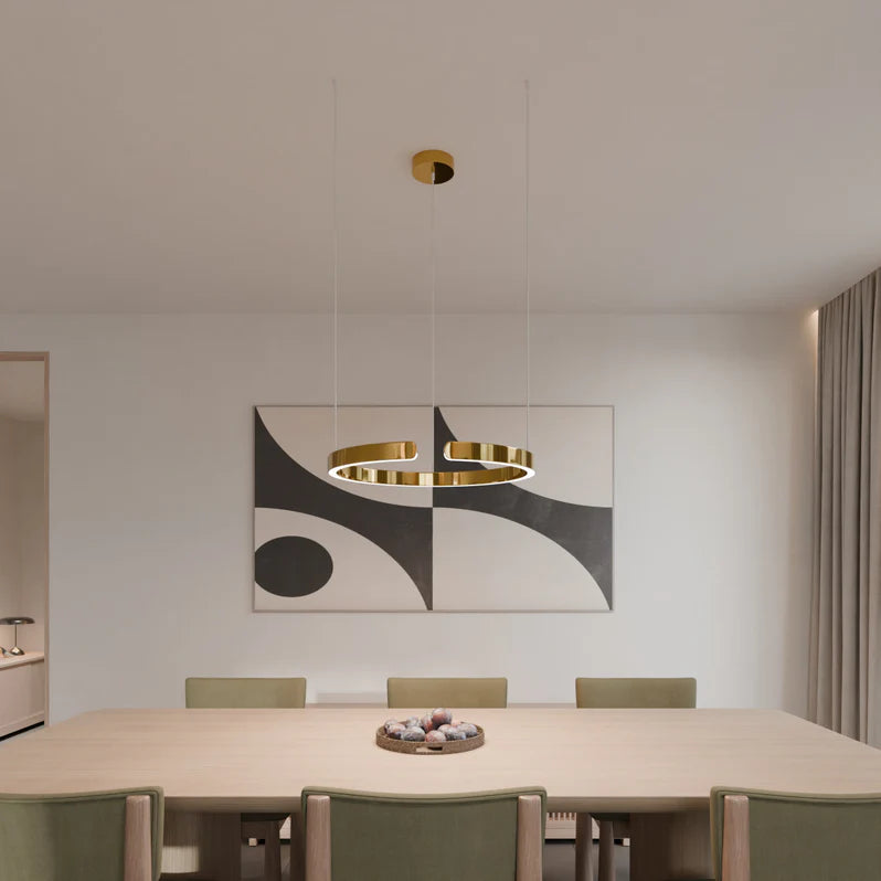 Premium Luminous Chandelier above a dining table