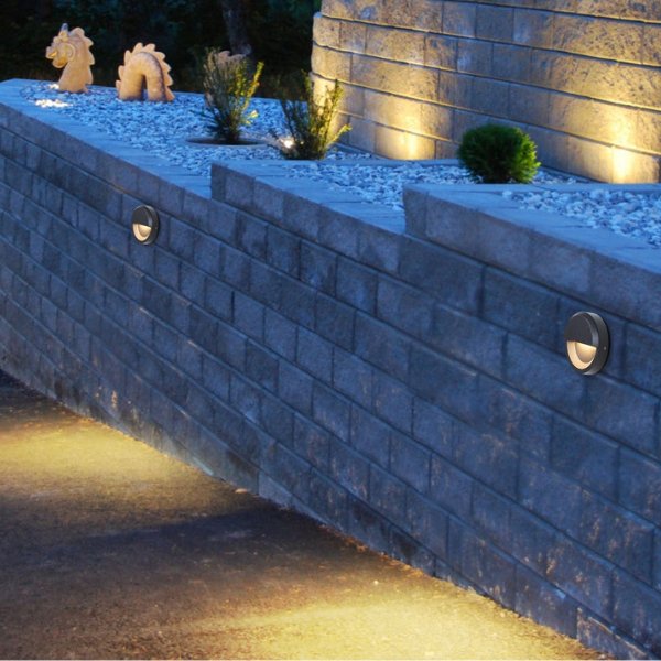 Modern Outdoor Path Light on an exterior wall
