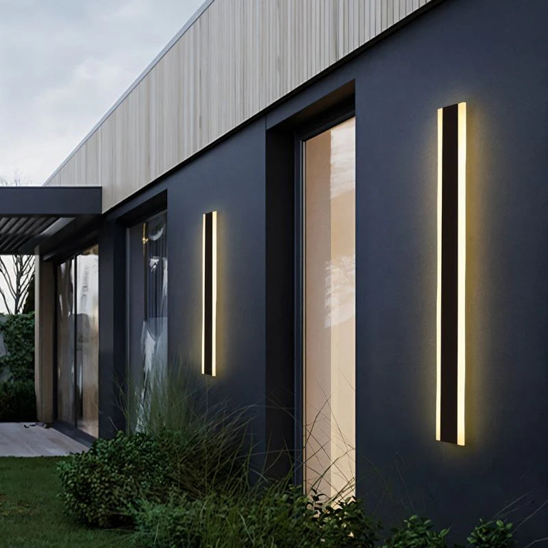 Elegant Ambient Wall Lamp on an exterior wall