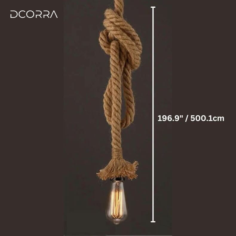 Hemp Rope Pendant Light - view 17