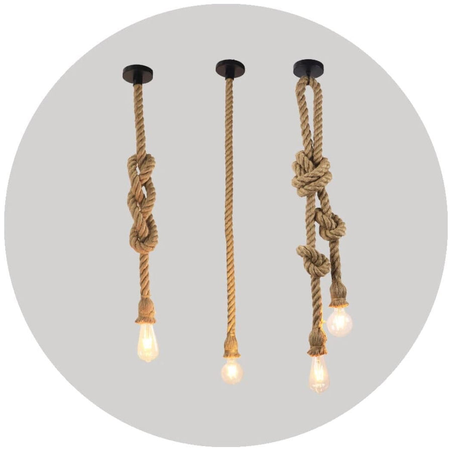 Hemp Rope Pendant Light