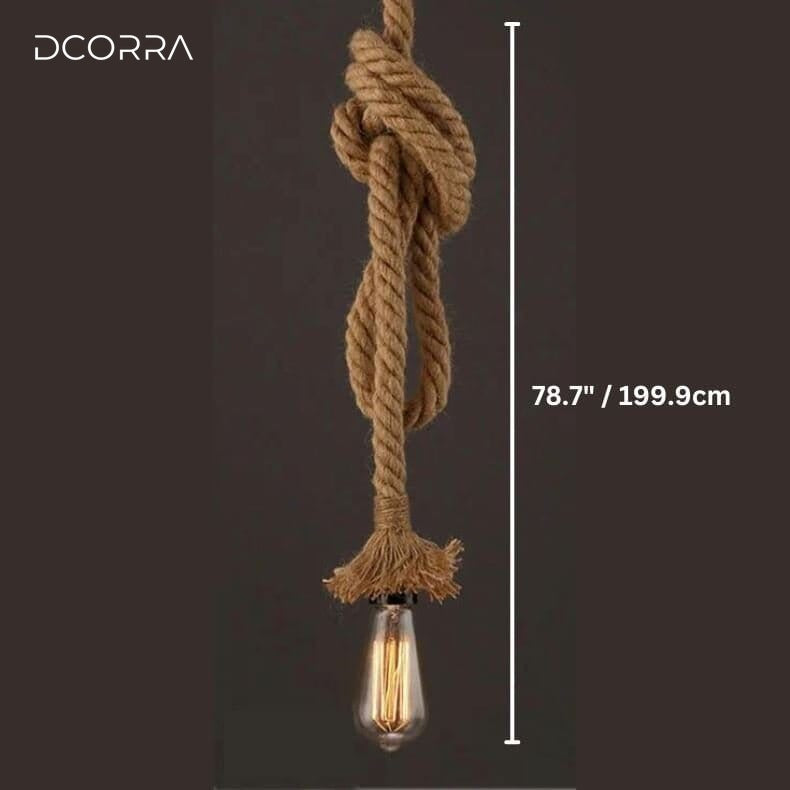Hemp Rope Pendant Light - view 21