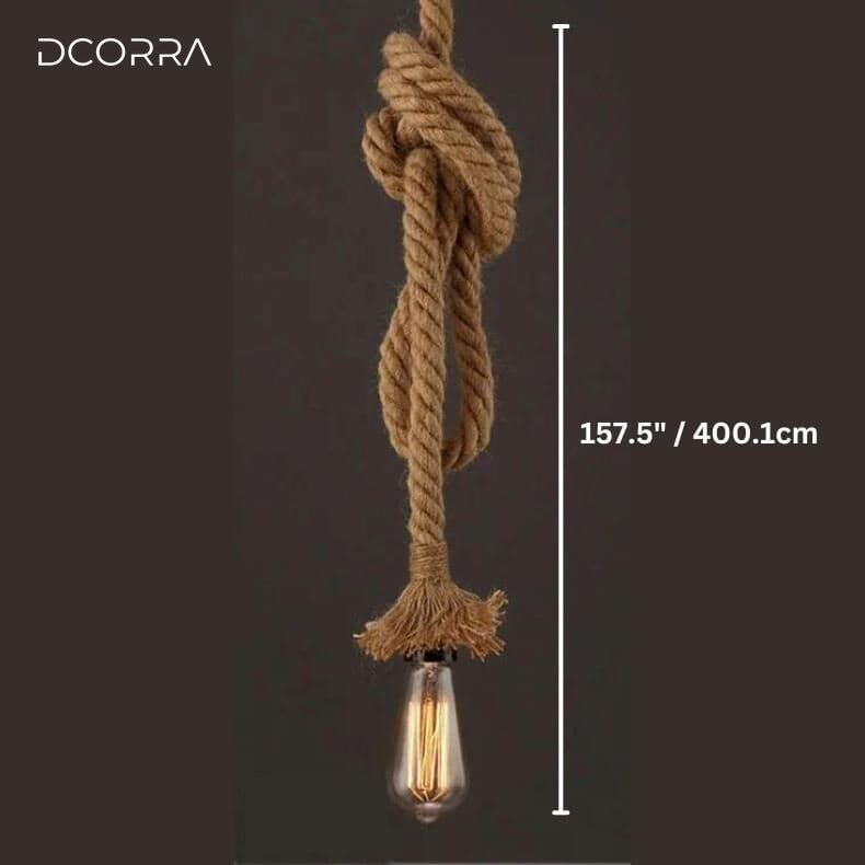 Hemp Rope Pendant Light - view 26