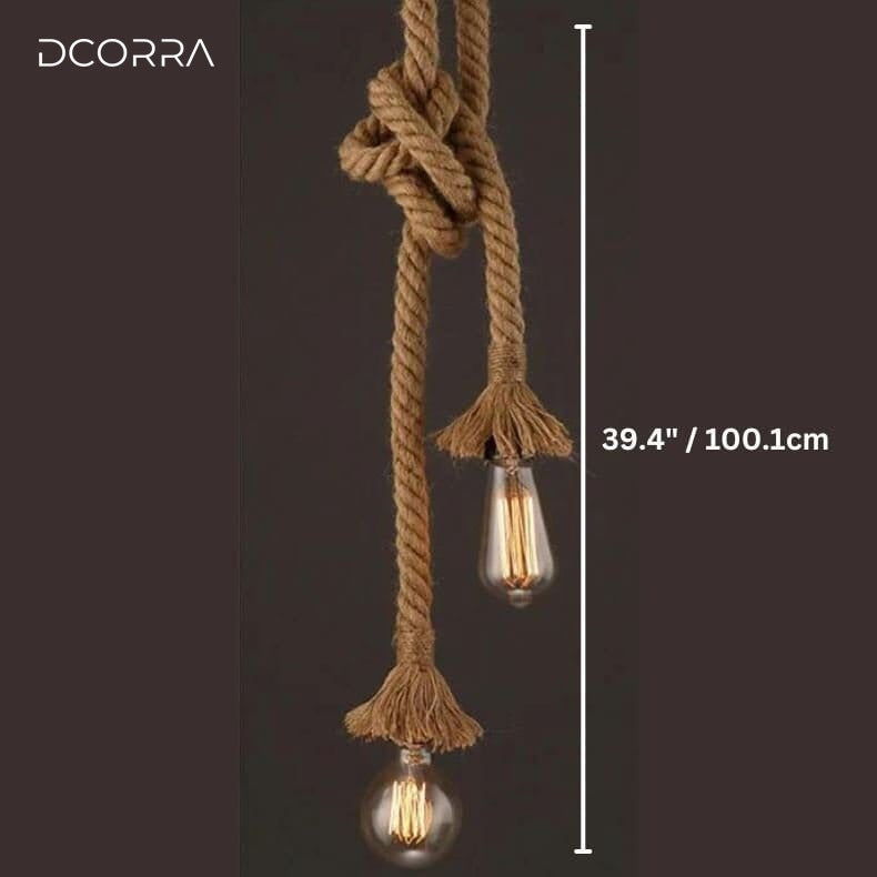 Hemp Rope Pendant Light - view 30