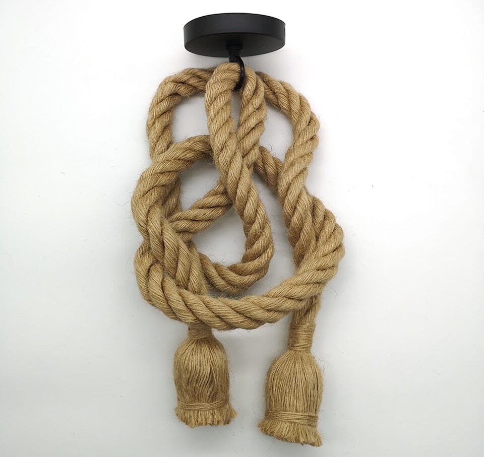 Hemp Rope Pendant Light - view 4
