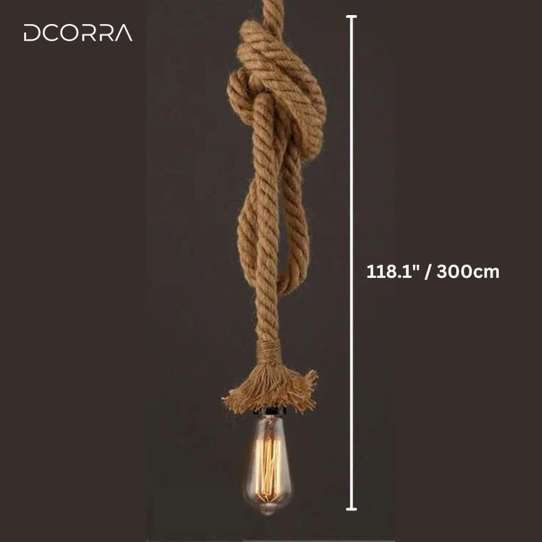 Hemp Rope Pendant Light - view 43