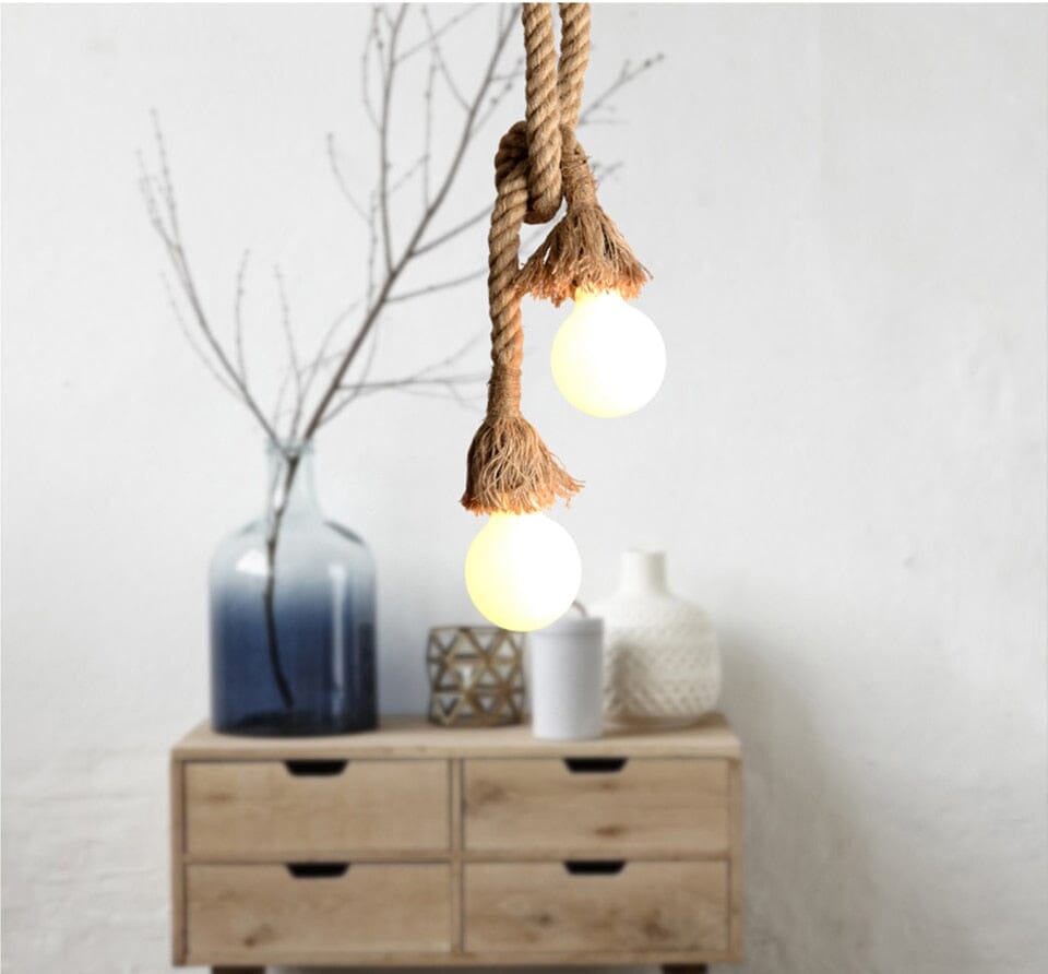 Hemp Rope Pendant Light - view 7