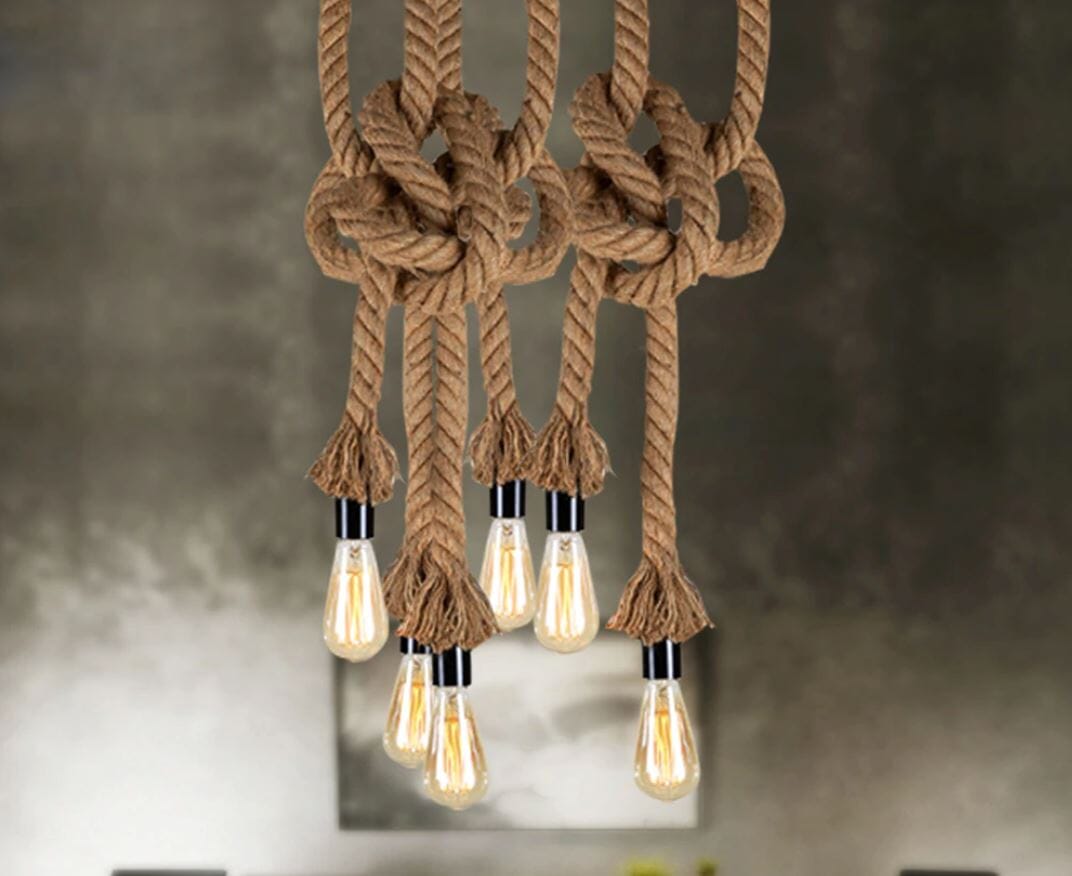 Hemp Rope Pendant Light - view 8