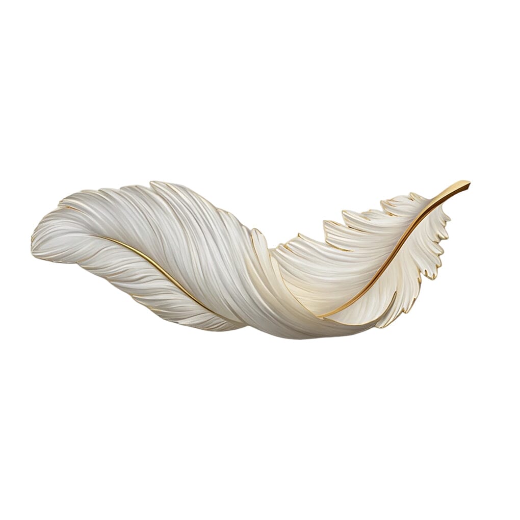 Illuminated Feather Wall Art Light - view 8