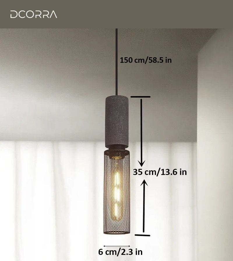 Industrial Cement Pendant Light
