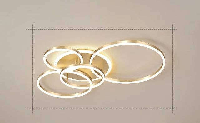 Interlocking LED Rings Ceiling Light - view 8