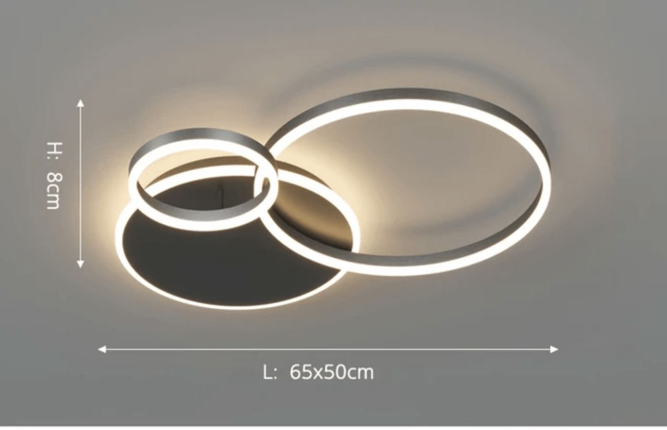 Interlocking LED Rings Ceiling Light - view 13