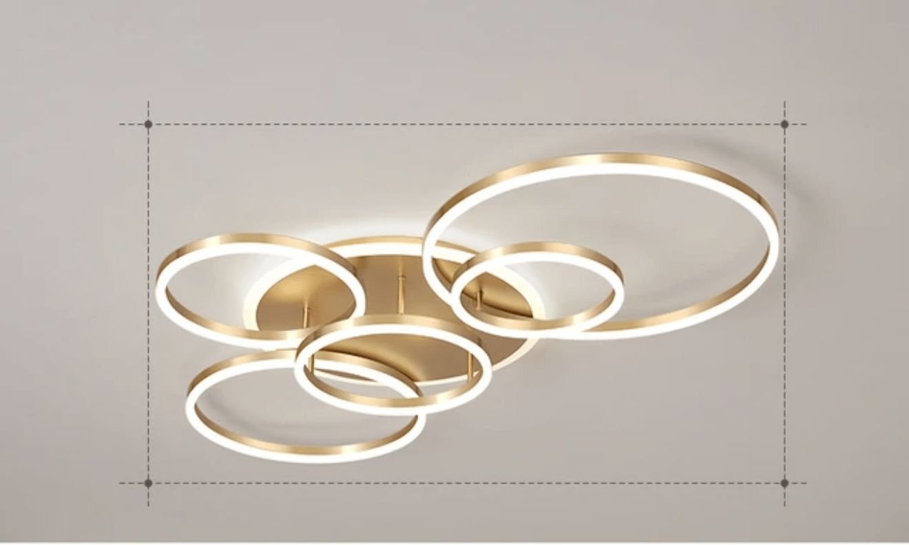 Interlocking LED Rings Ceiling Light - view 14