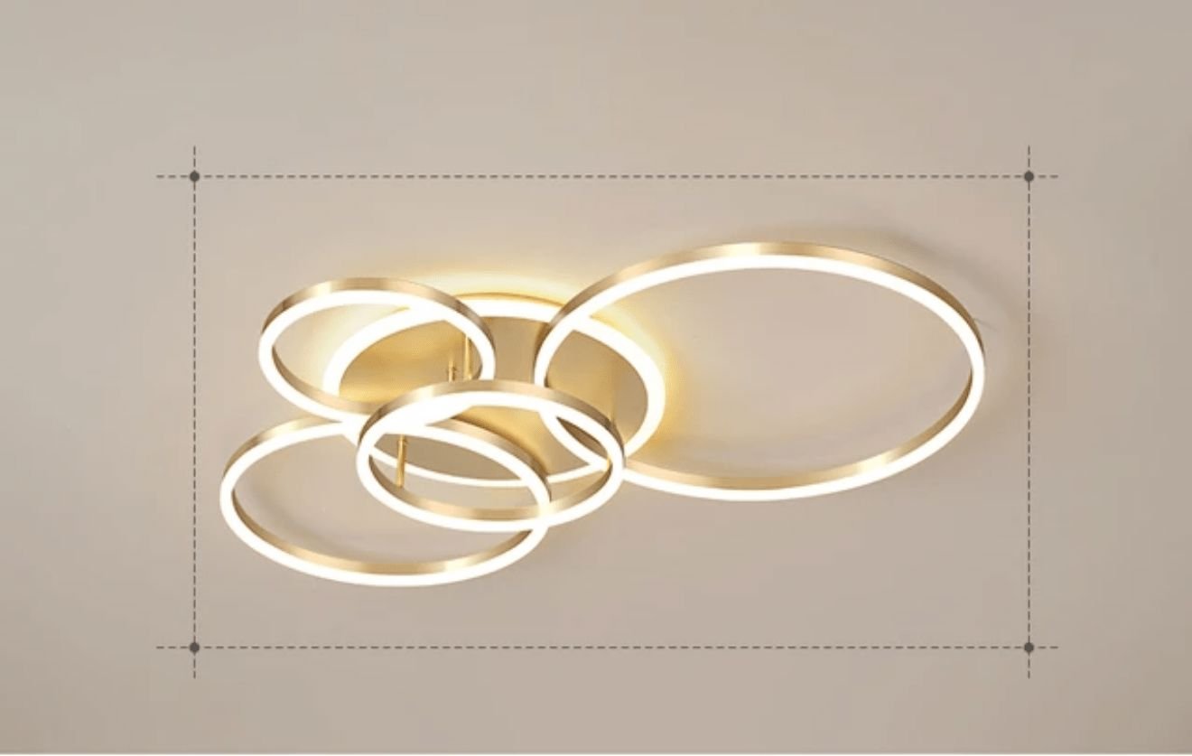 Interlocking LED Rings Ceiling Light - view 15